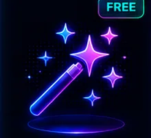 Free AI prompt generator magic icon